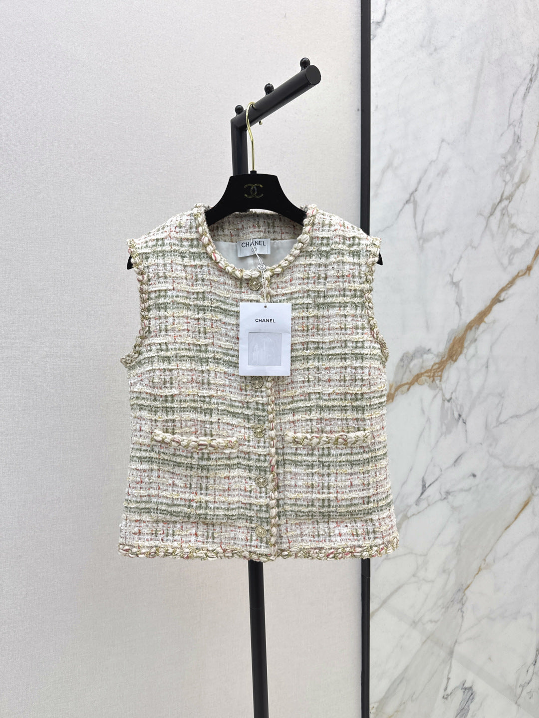 Chan 25fw woven vest