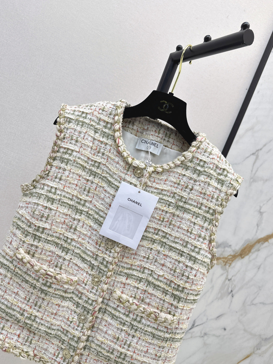 Chan 25fw woven vest