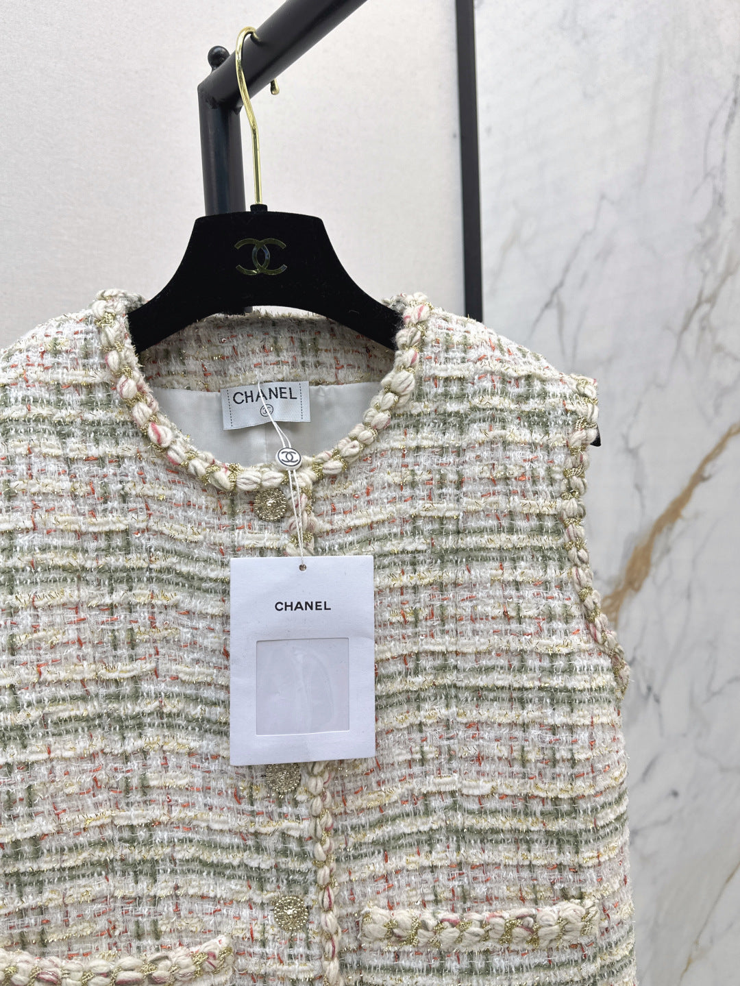 Chan 25fw woven vest