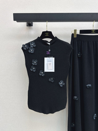 Chan 25fw knitted suit