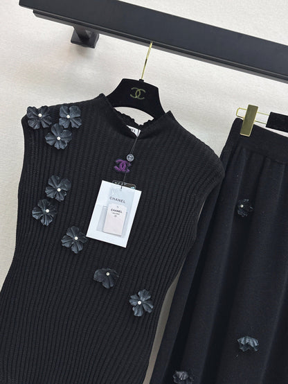 Chan 25fw knitted suit