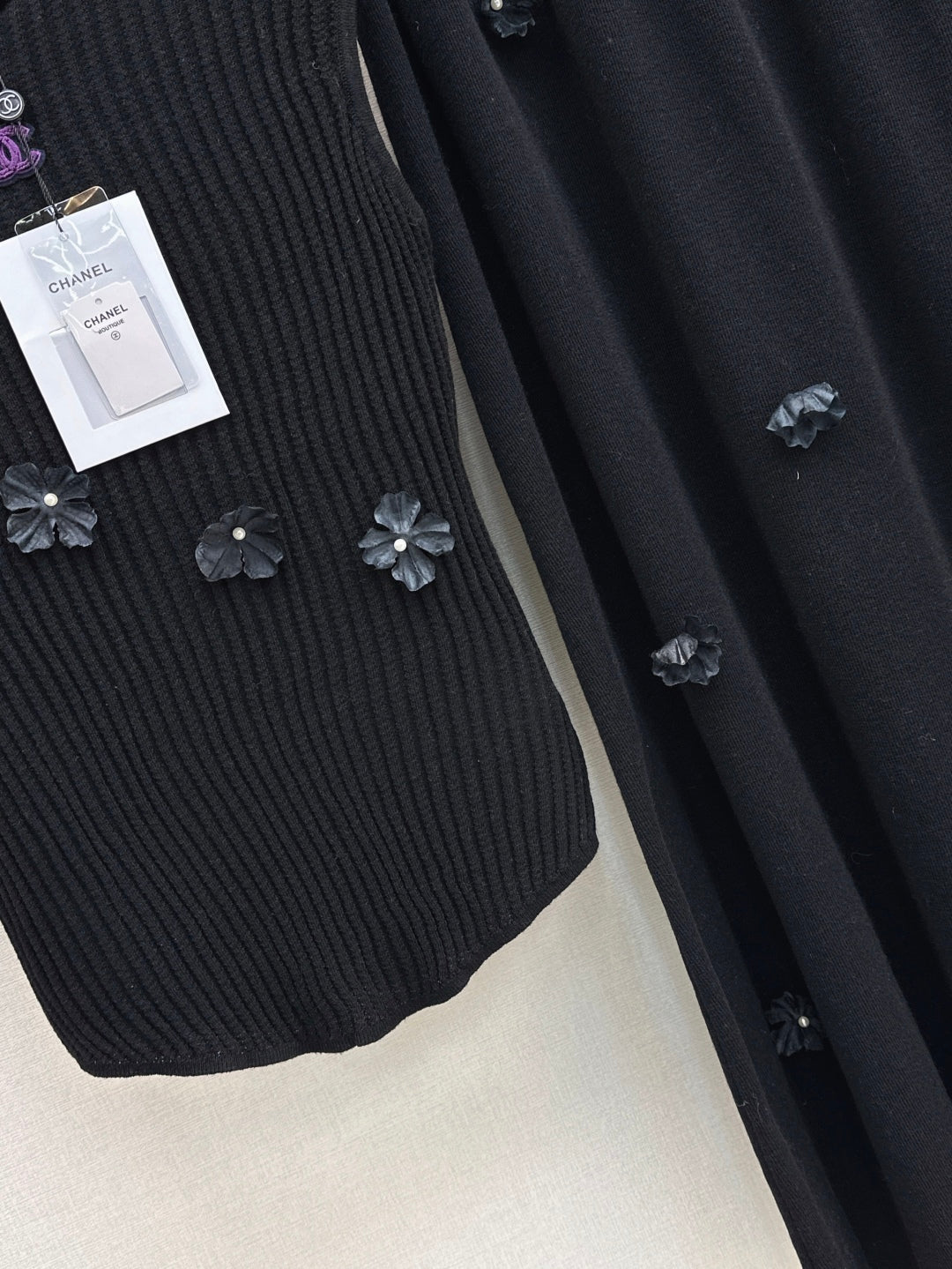 Chan 25fw knitted suit