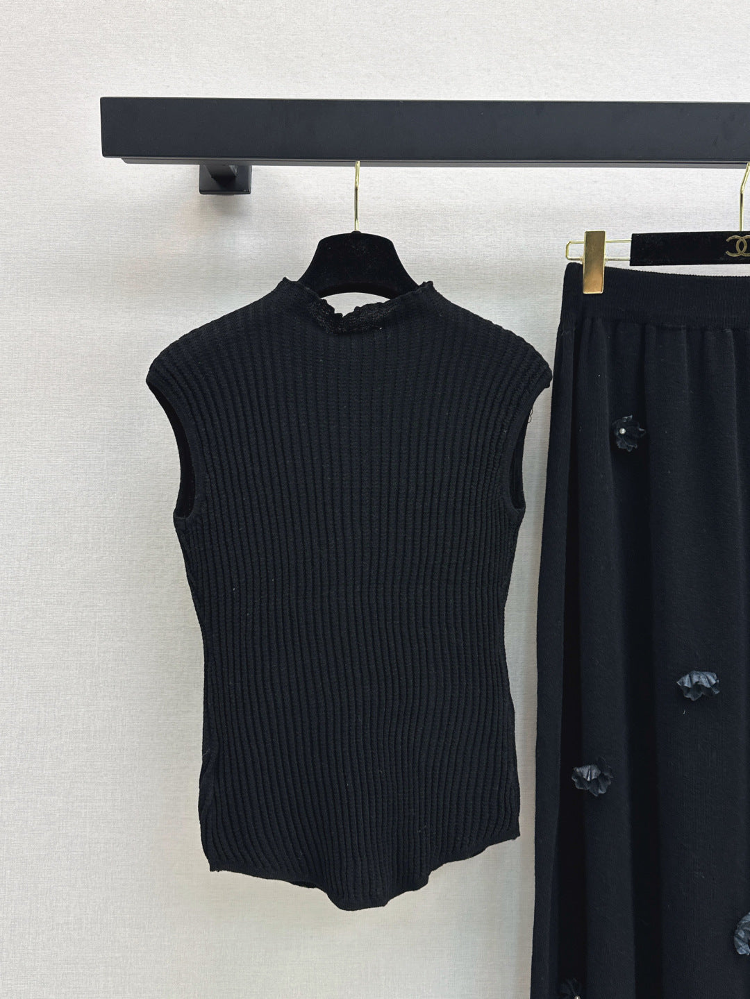Chan 25fw knitted suit