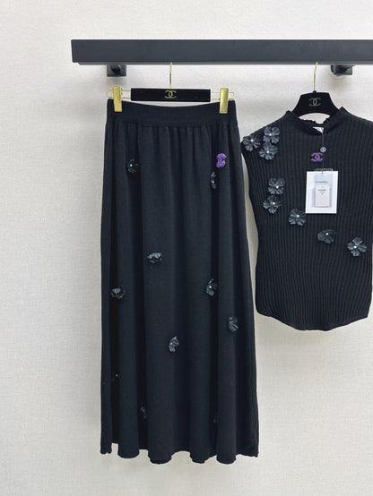 Chan 25fw knitted suit