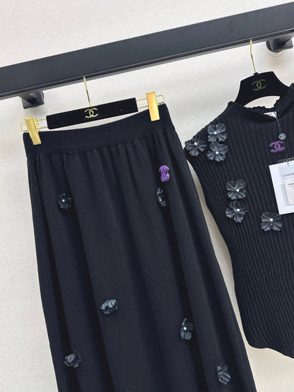 Chan 25fw knitted suit