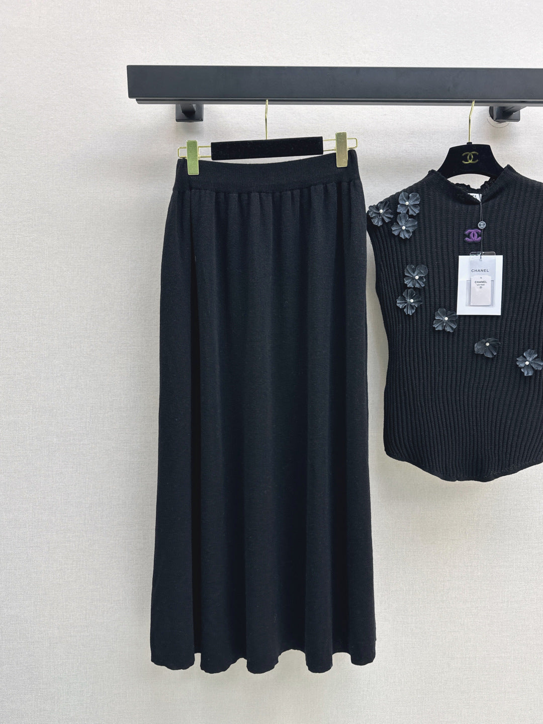 Chan 25fw knitted suit