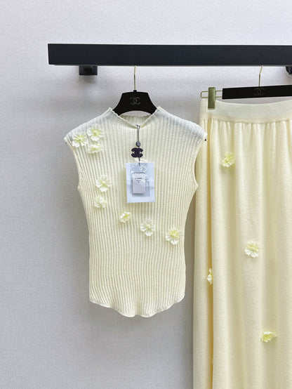 Chan 25fw knitted suit
