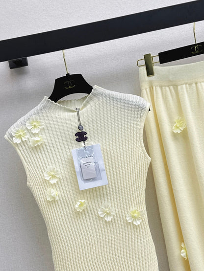 Chan 25fw knitted suit