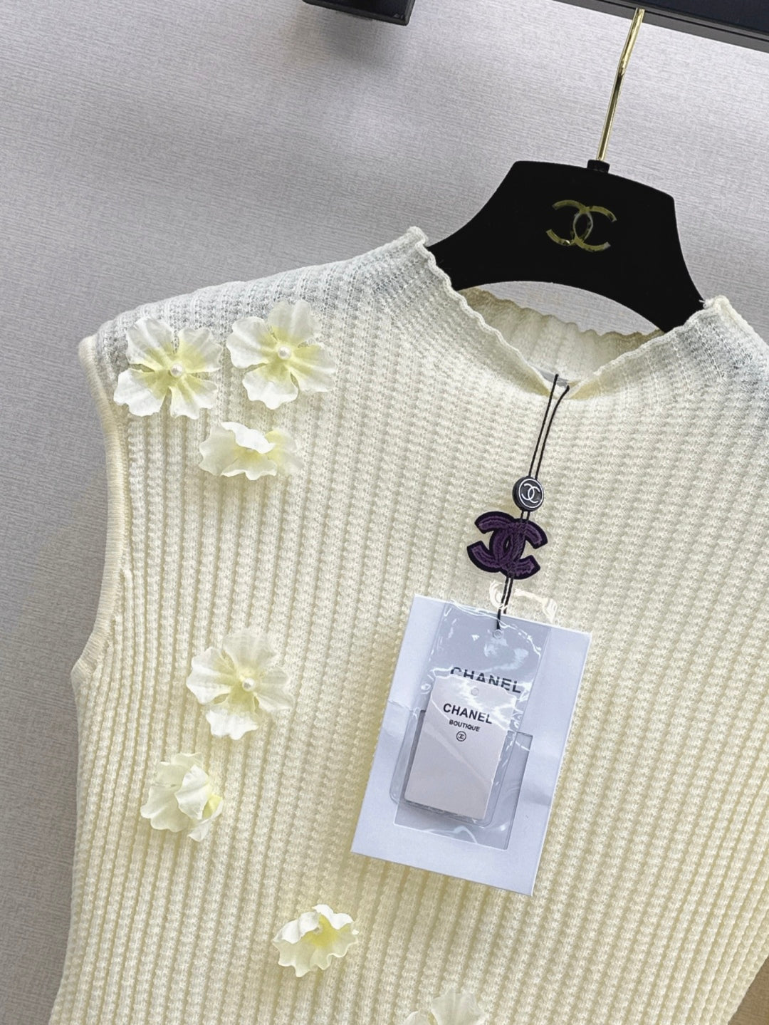 Chan 25fw knitted suit