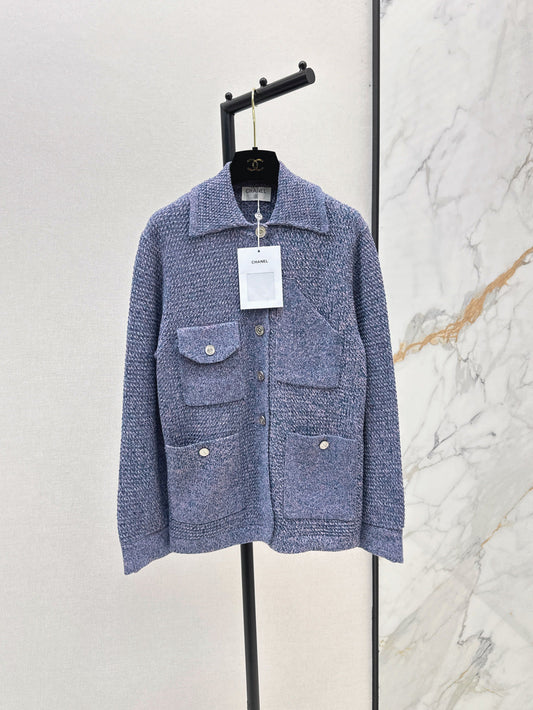 Chan 25fw coco knitted jacket