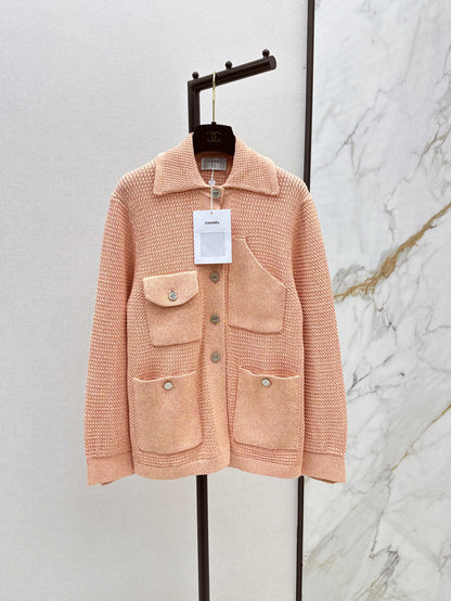 Chan 25fw coco knitted jacket