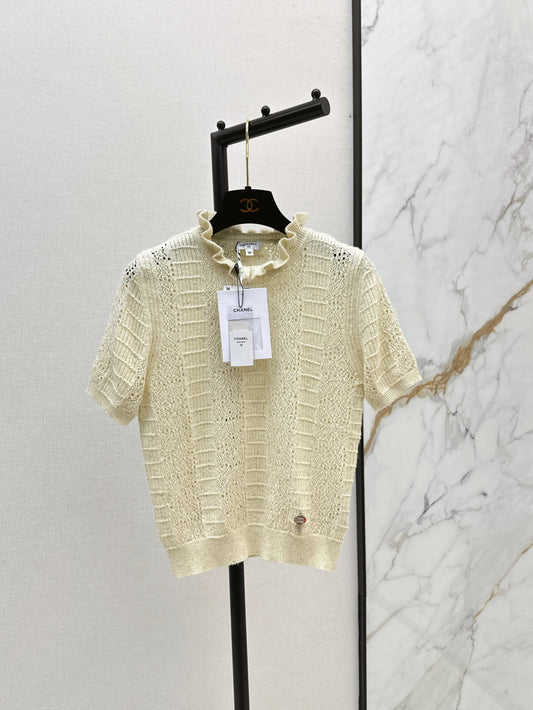 Chan 25fw knitted t-shirt