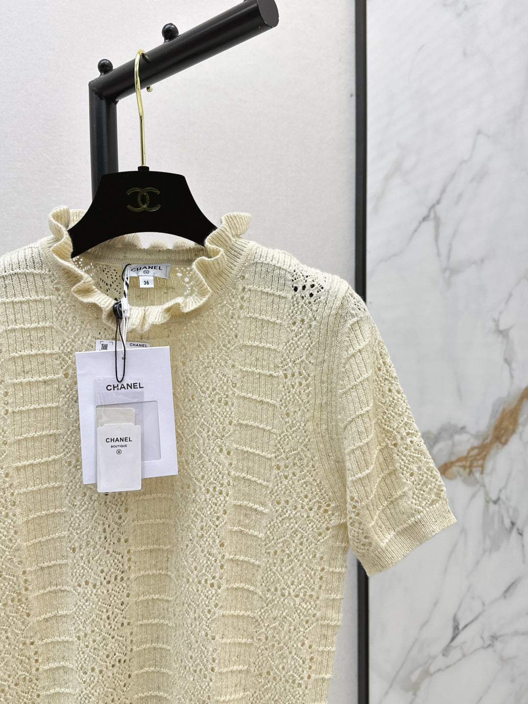 Chan 25fw knitted t-shirt