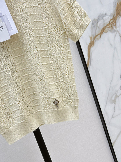 Chan 25fw knitted t-shirt