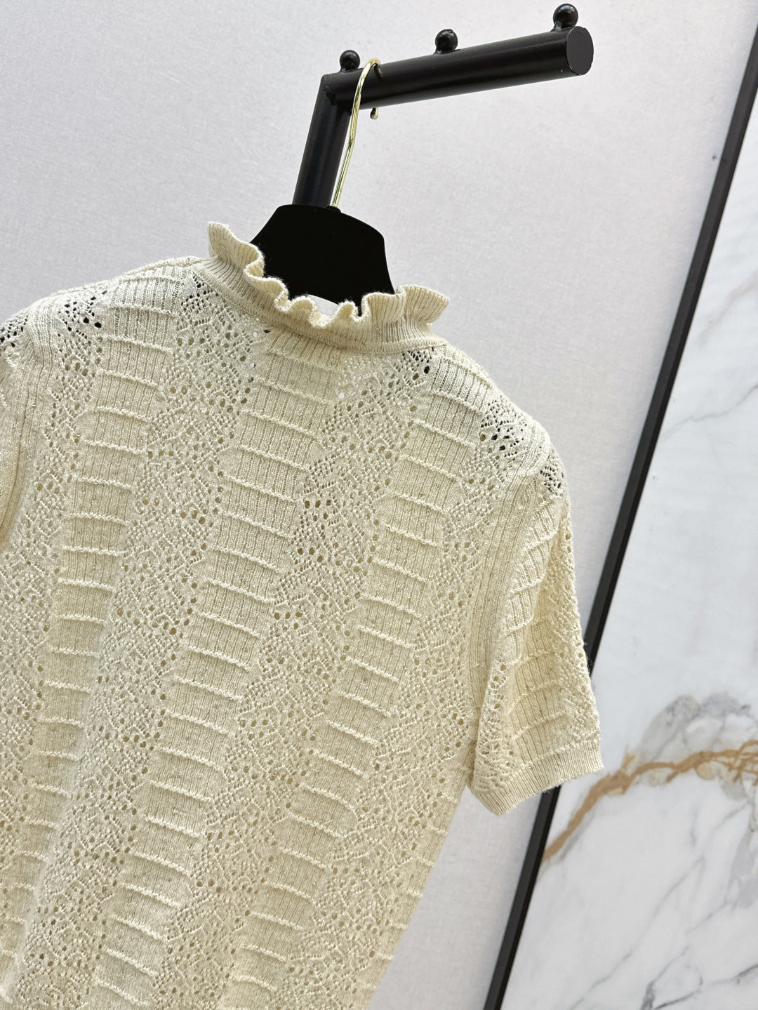 Chan 25fw knitted t-shirt