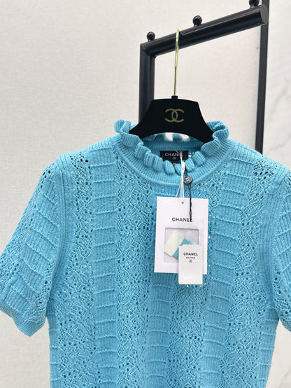 Chan 25fw knitted t-shirt