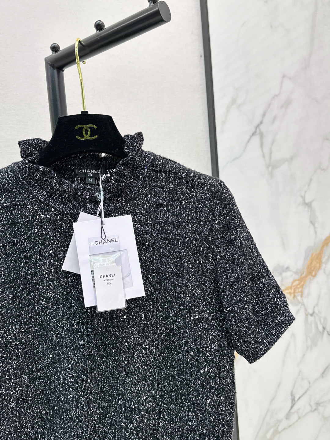Chan 25fw knitted t-shirt