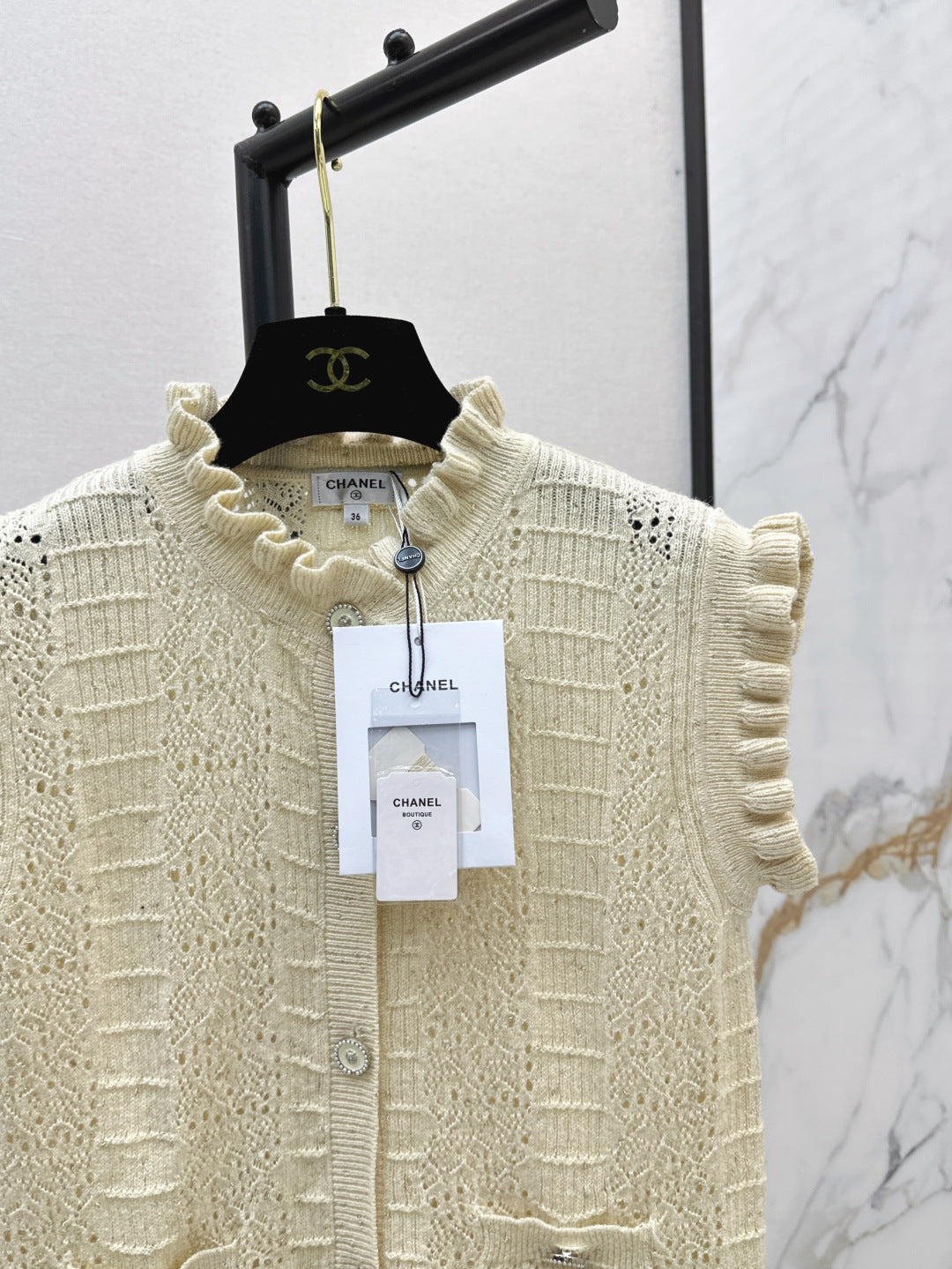 Chan 25fw knitted vest