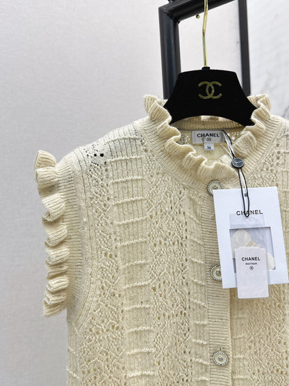 Chan 25fw knitted vest