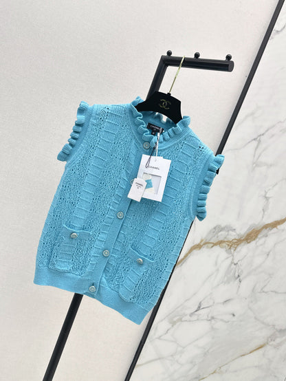 Chan 25fw knitted vest