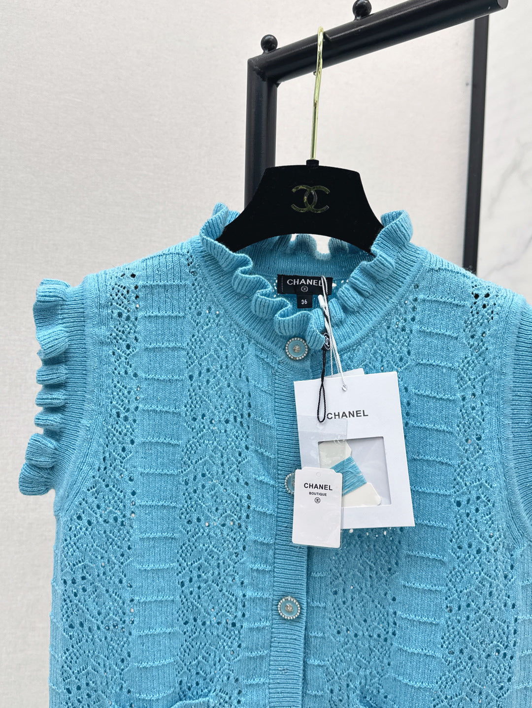 Chan 25fw knitted vest