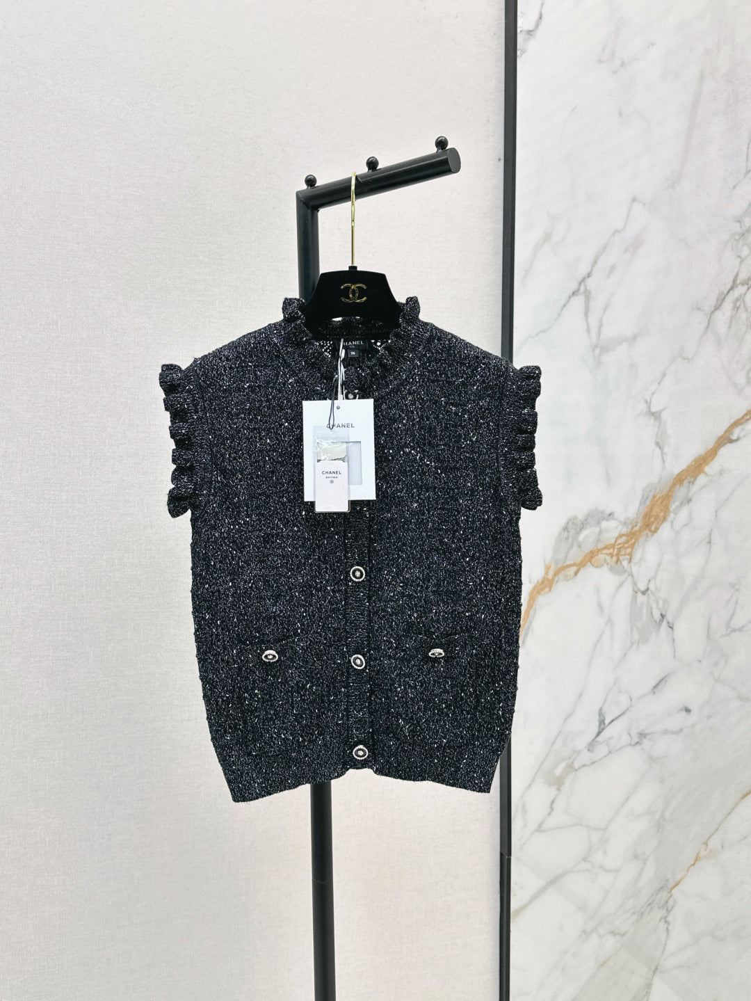 Chan 25fw knitted vest