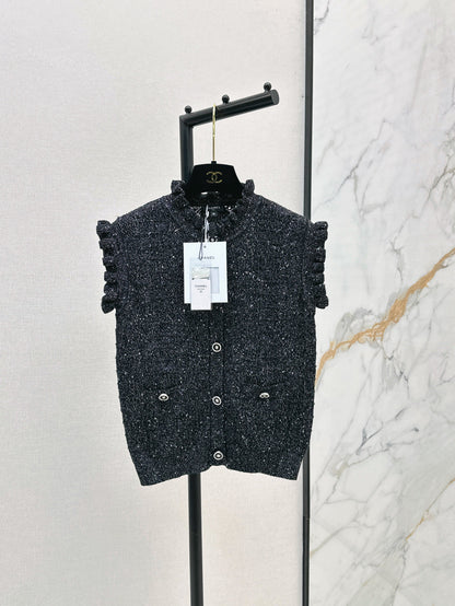 Chan 25fw knitted vest