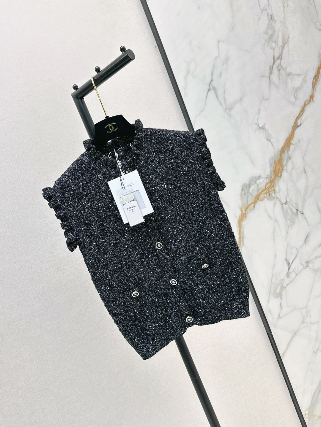 Chan 25fw knitted vest