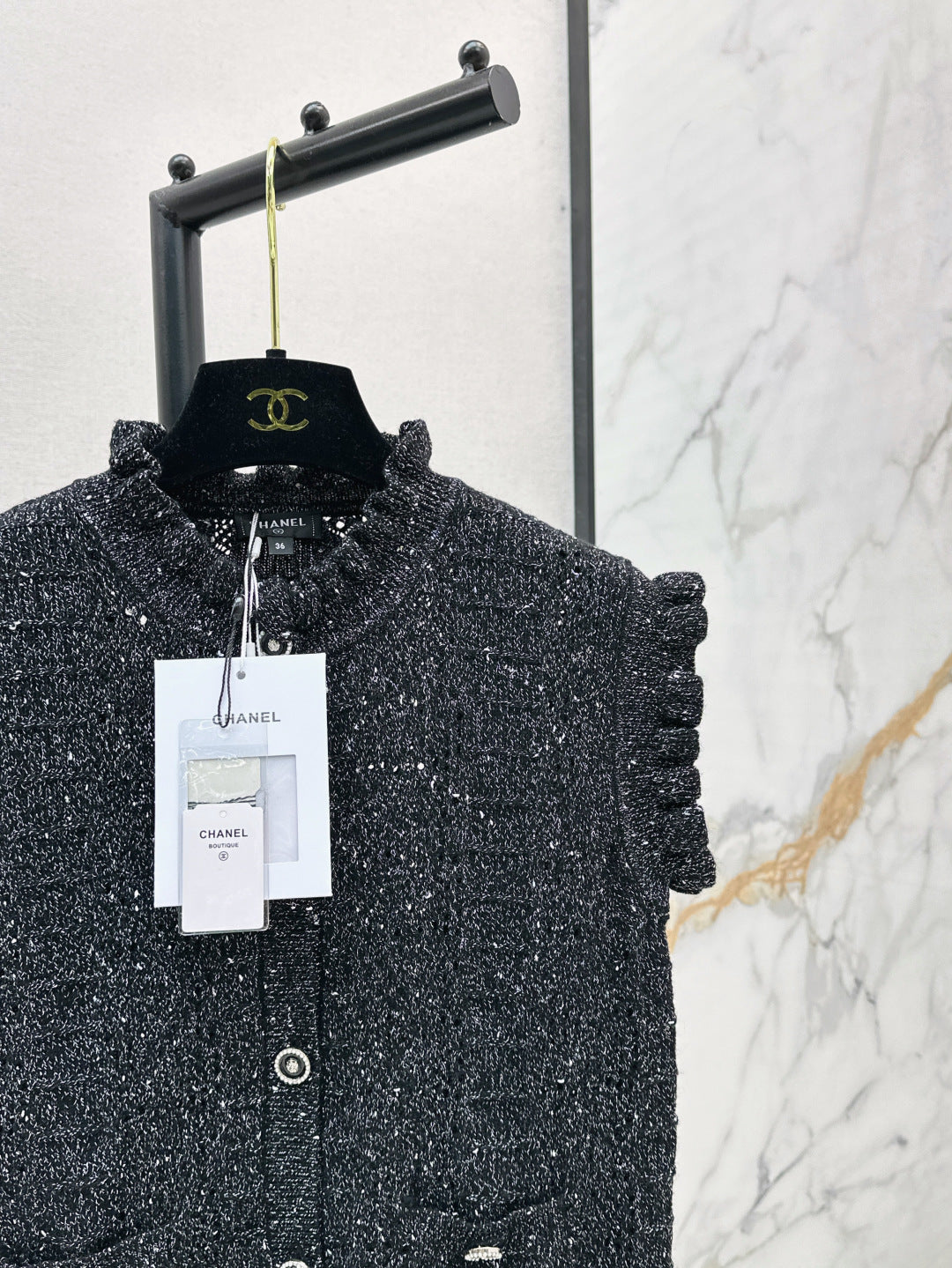 Chan 25fw knitted vest