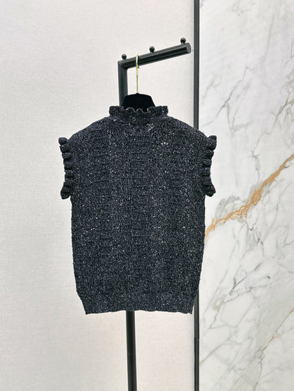 Chan 25fw knitted vest