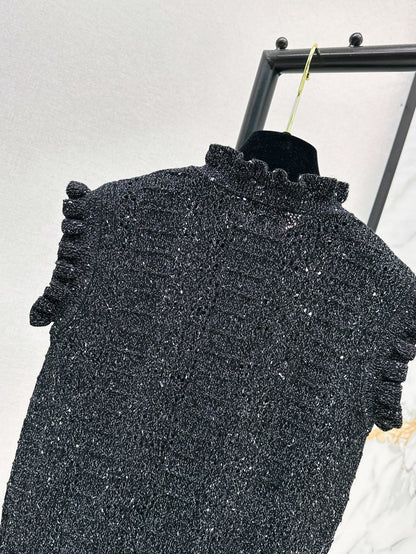 Chan 25fw knitted vest