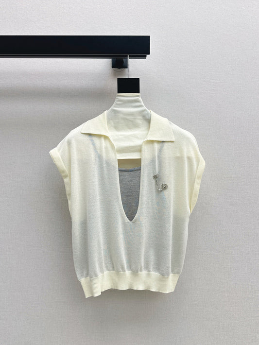 Chan 25ss knitted shirt