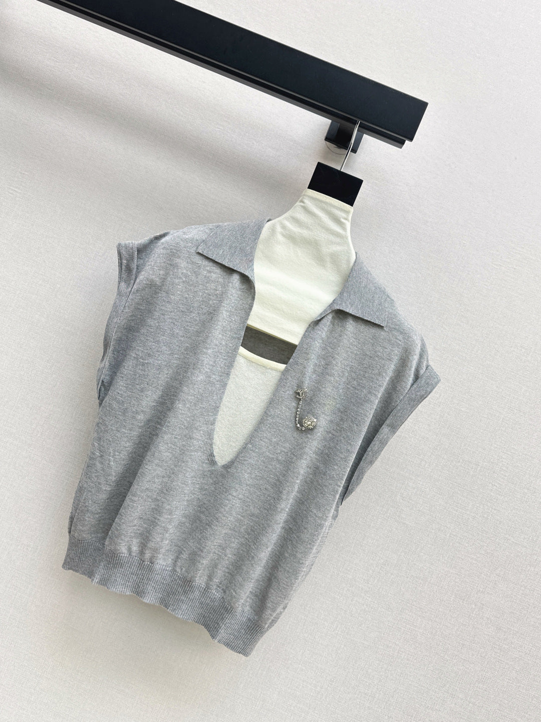 Chan 25ss knitted shirt