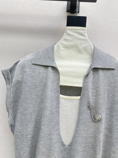 Chan 25ss knitted shirt