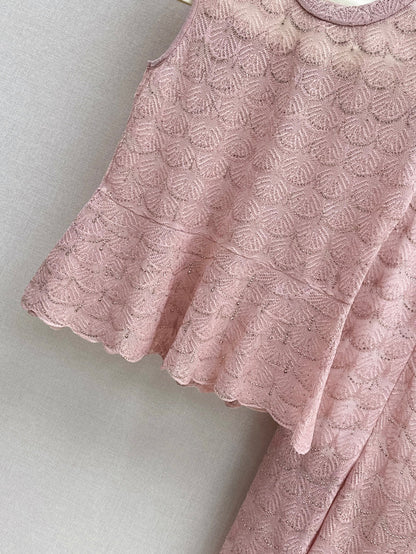 Chan 25ss beaded suit