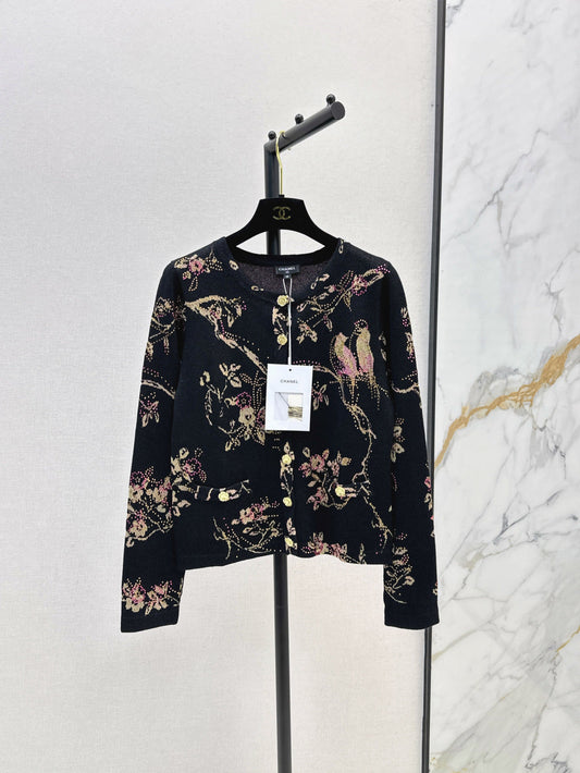 Chan 25fw jacquard cardigan