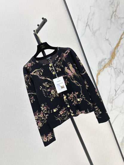 Chan 25fw jacquard cardigan