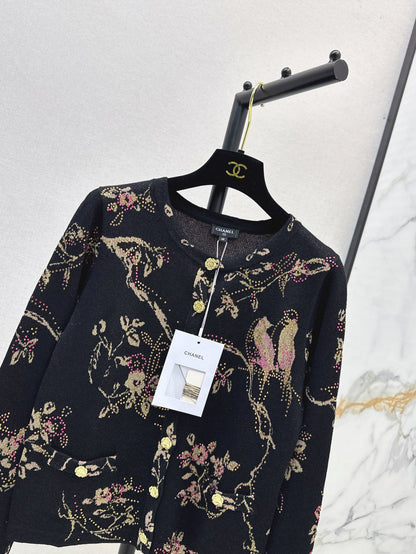 Chan 25fw jacquard cardigan