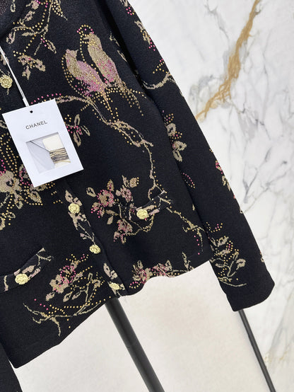 Chan 25fw jacquard cardigan