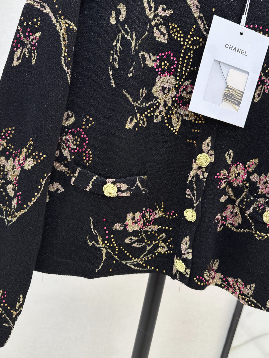 Chan 25fw jacquard cardigan
