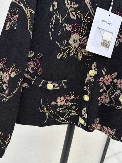 Chan 25fw jacquard cardigan