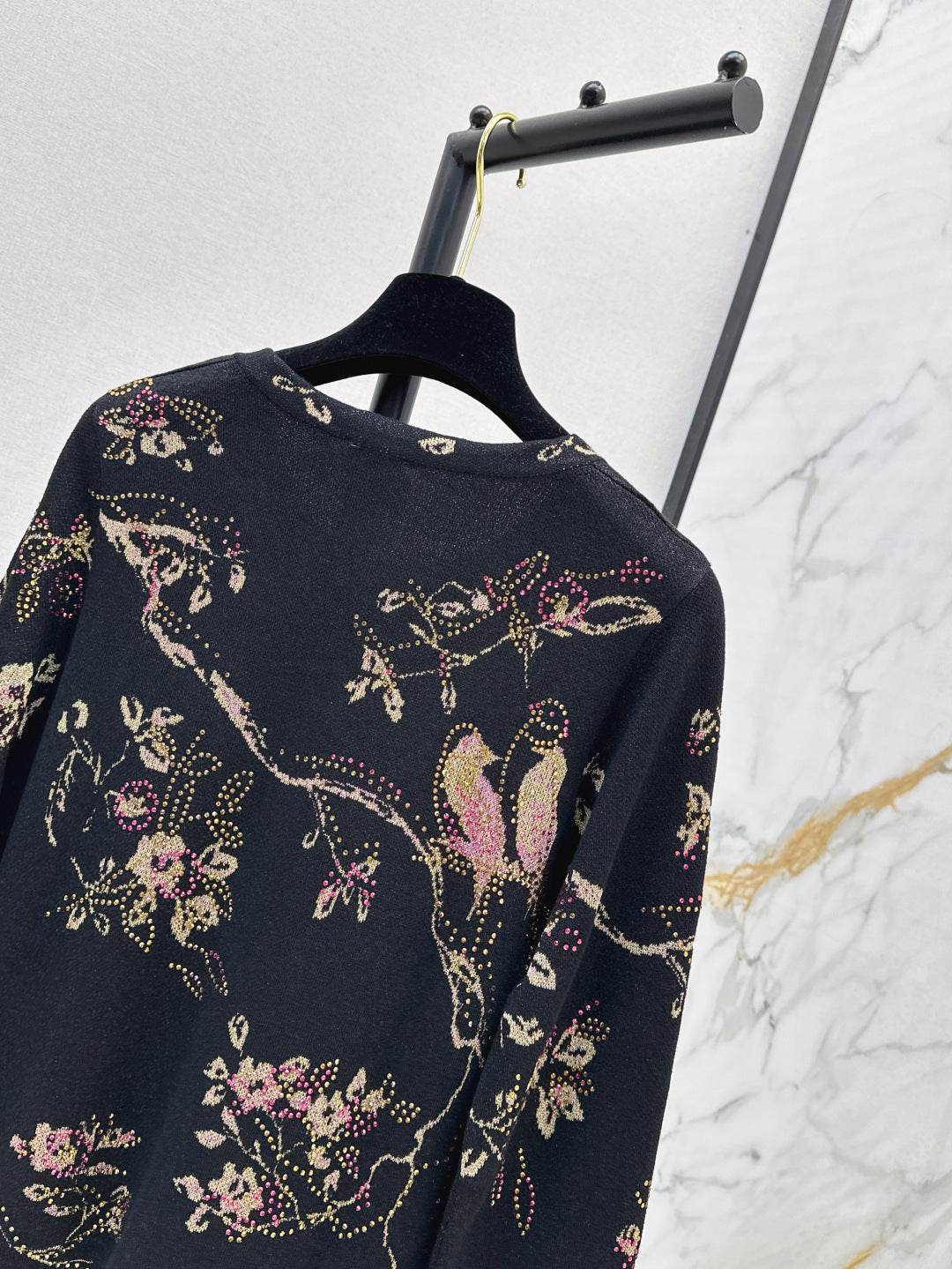 Chan 25fw jacquard cardigan
