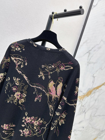 Chan 25fw jacquard cardigan