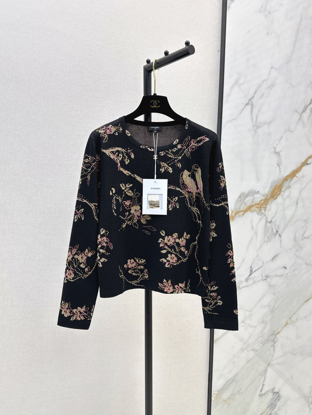 Chan 25fw jacquard sweater