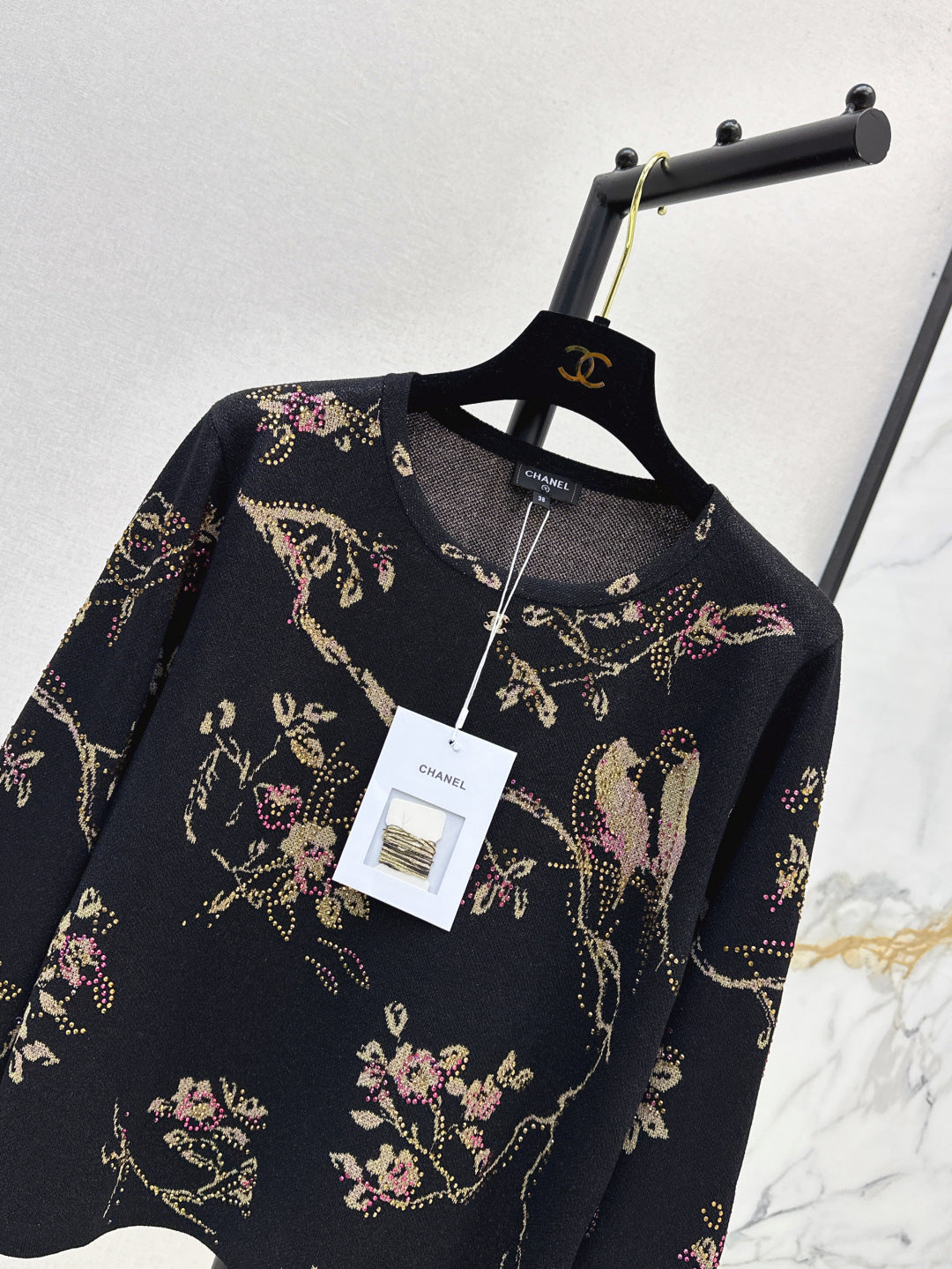 Chan 25fw jacquard sweater
