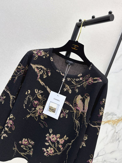 Chan 25fw jacquard sweater
