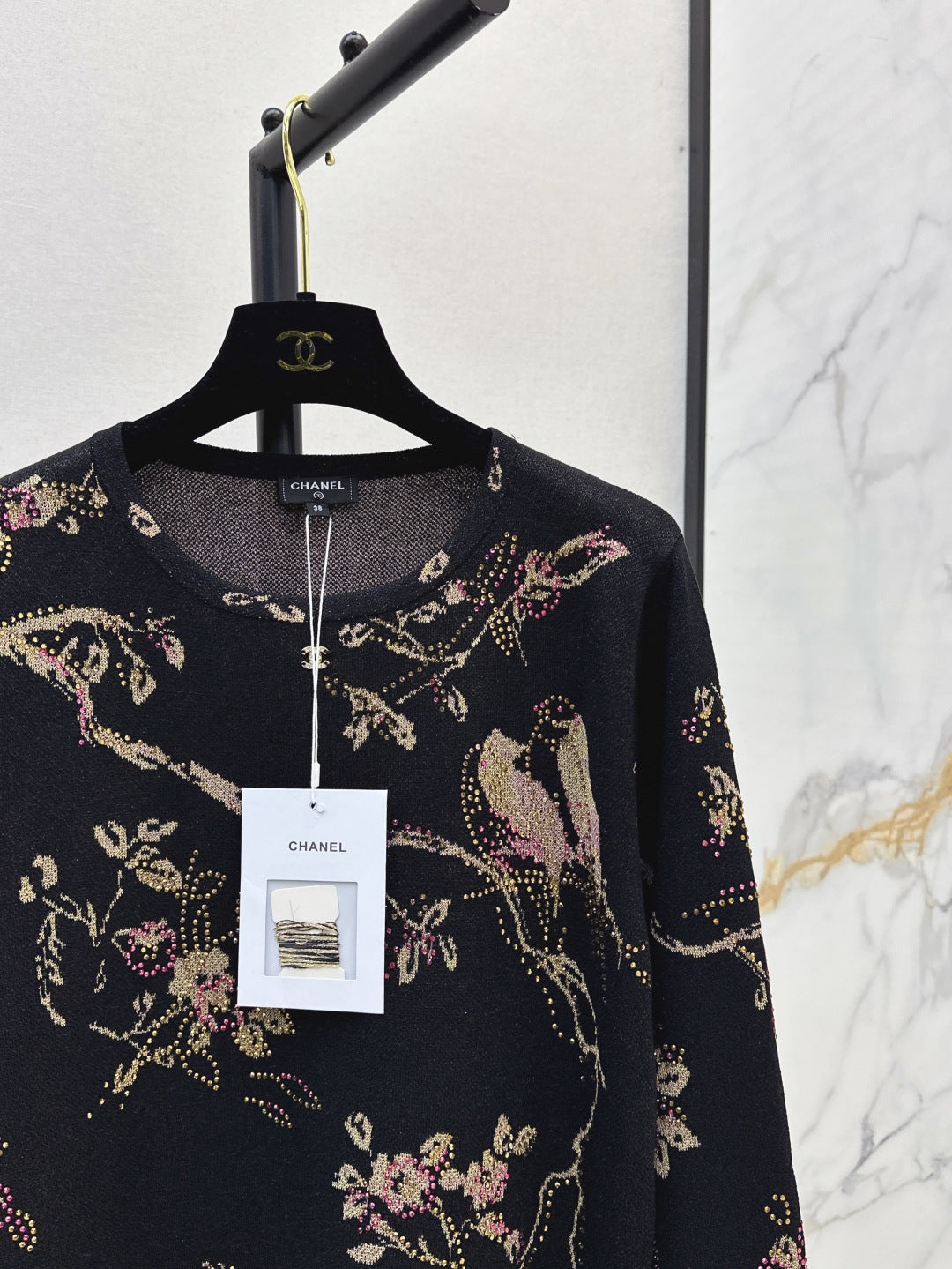 Chan 25fw jacquard sweater