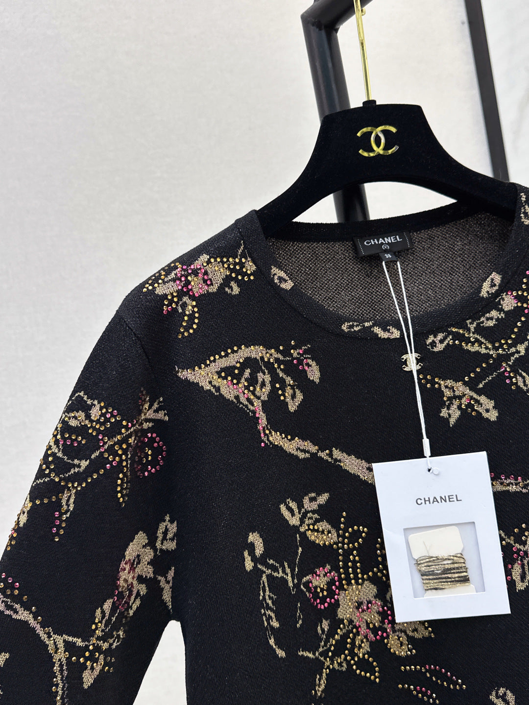 Chan 25fw jacquard sweater