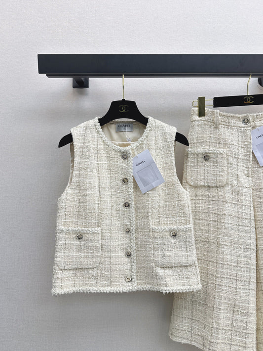 Chan 25fw woven vest