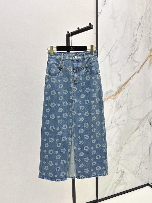 Chan 25fw printed skirt